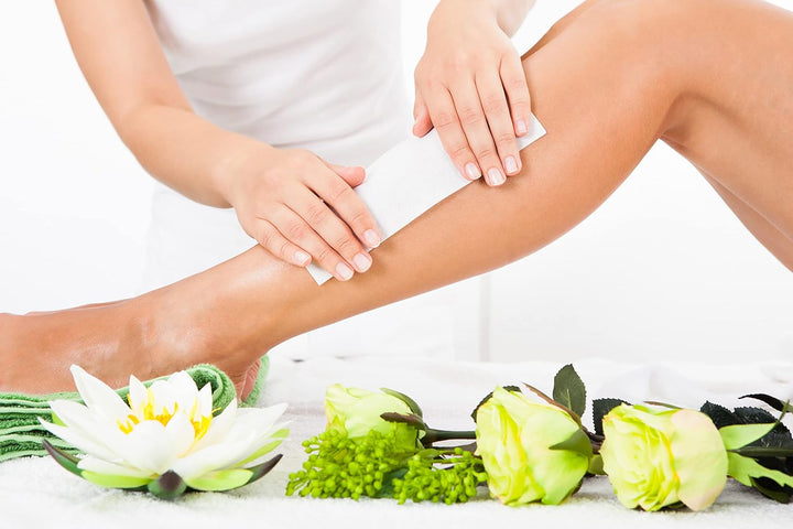 Sugaring Zuckerpaste 500g + 100x Enthaarungsstreifen | 100% Vegan Natur | schmerzarme Haarentfernung