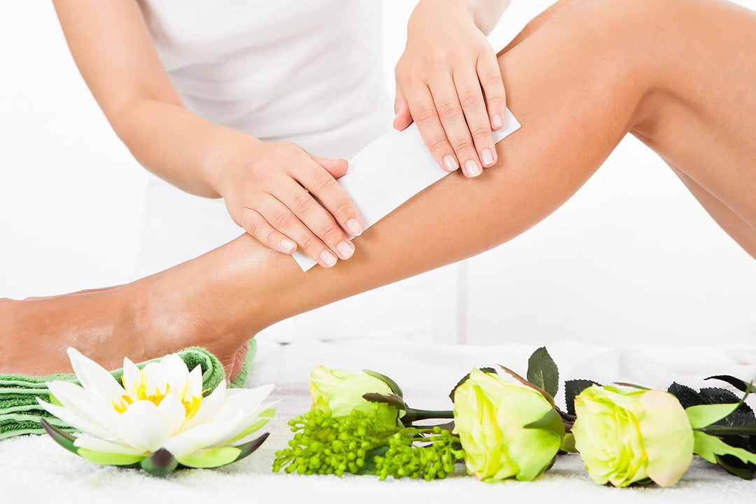 Sugaring Zuckerpaste 500g + 100x Enthaarungsstreifen | 100% Vegan Natur | schmerzarme Haarentfernung