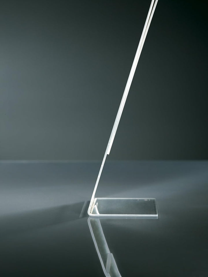 SIGEL TA214 Tischaufsteller schräg, für A6, 10 Stück, glasklar Acryl, garantiert UV-beständig für A6