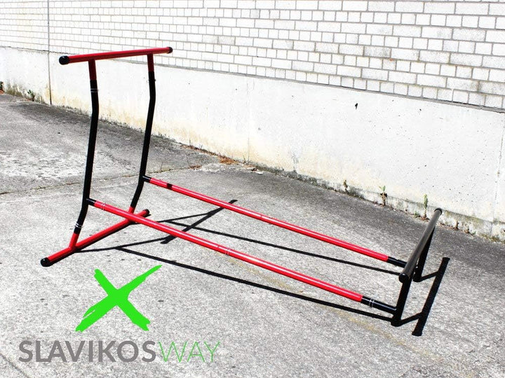 9010019 Pull Up Station Klimmzug Stange Liegestütz Multi Workout Handstand Schnellverschlüsse bis 11
