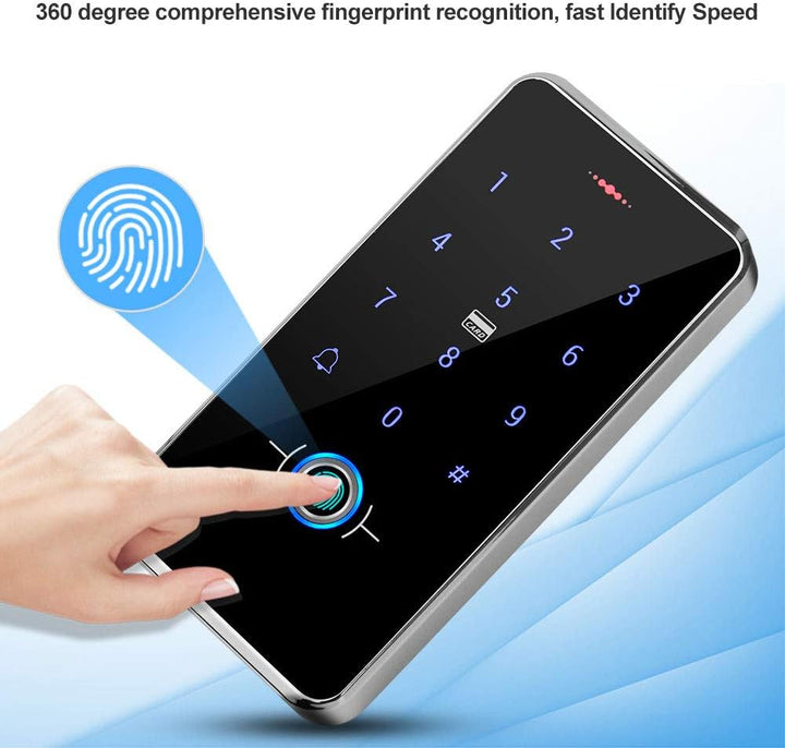 KDL RFID-Biometrischer Fingerabdruck-Zugangskontrolle, wasserdicht, Touch-Tastatur-Leser, DC12 V, Tü