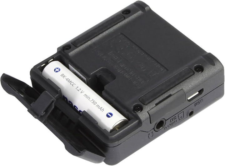 Tascam DR-10L Digital-Audiorecorder mit Lavalier-Mikrofon, black schwarz Single, schwarz Single
