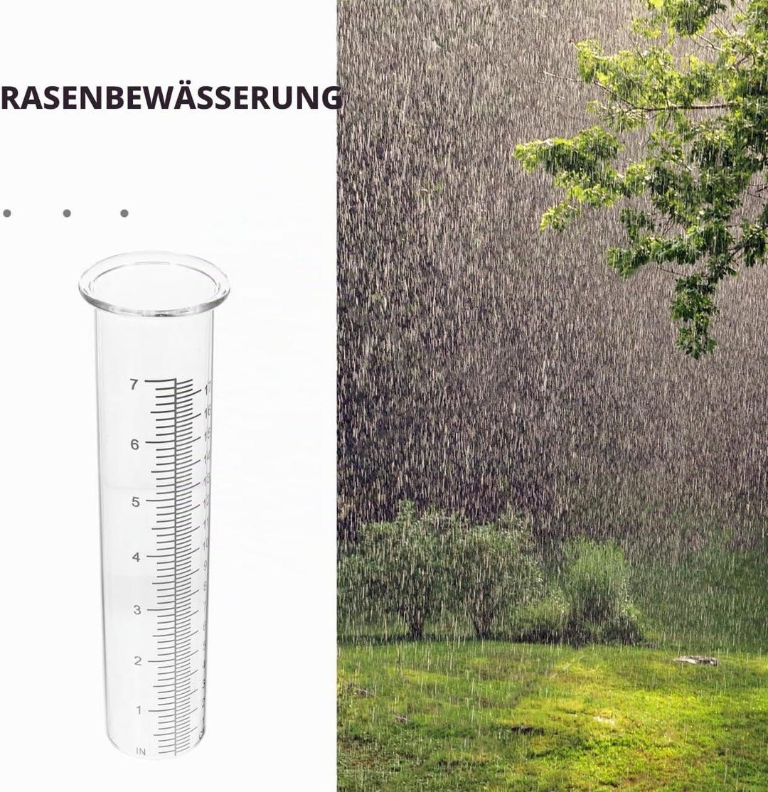 Garneck Regenmesser Ersatzglas Für Niederschlagsmessung – Frostsicheres Reagenzglas Für Garten Und O
