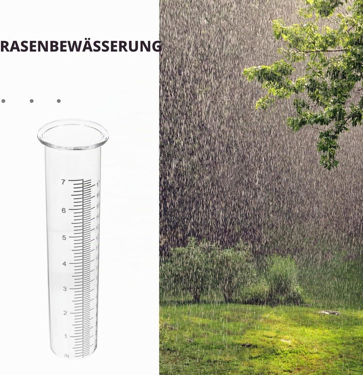 Garneck Regenmesser Ersatzglas Für Niederschlagsmessung – Frostsicheres Reagenzglas Für Garten Und O