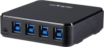 StarTech.com USB 3.0 Sharing Switch 4x4 für Peripheriegeräte - USB Umschalter für Mac / Windows / Li
