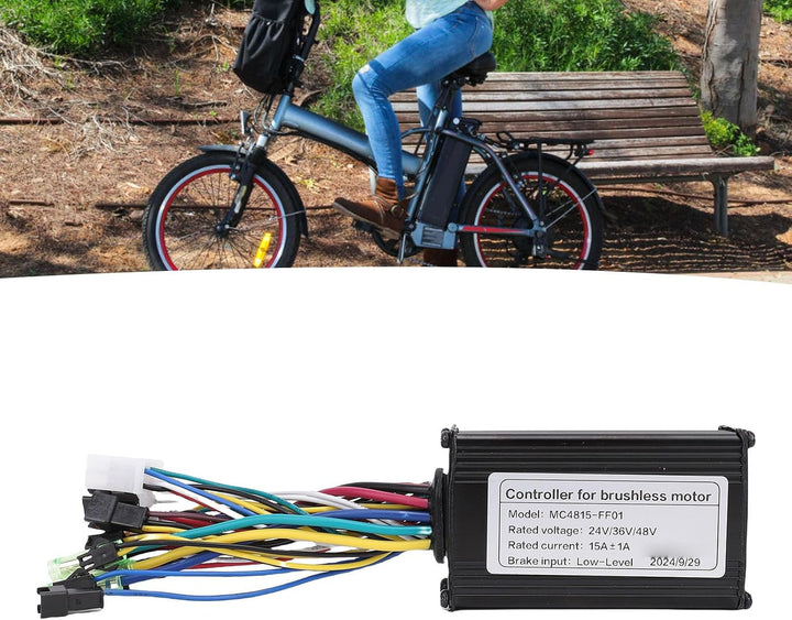 BuyWeek E-Bike Brushless Motor Controller Kit, 36V 48V 250W 350W 15A 3 Modus Sinuswellen Regler mit