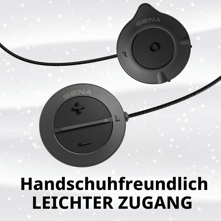 Sena Snowtalk 2-Universal Bluetooth Headset für Ski-und Snowboardhelme mit integriertem drahtlosem I