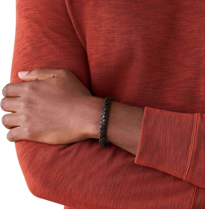 Fossil Dreifarbiges Herrenarmband mit mehreren Strängen, JA5932716