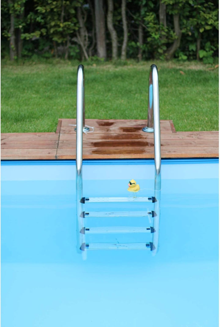 Summer Fun Poolleiter Edelstahl für Tiefbecken mit 150 cm höhe
