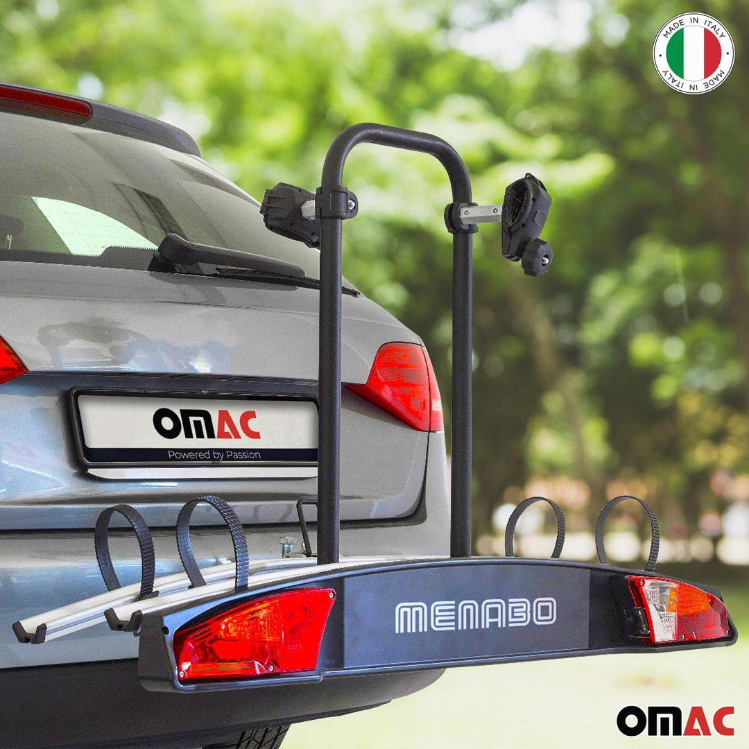 Menabo Fahrradträger Merak K Anhängerkupplung Heckträger 2 Fahrräder | Heckträger Fahrrad Faltbar Ab