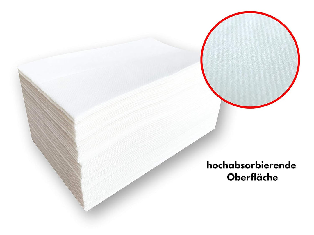 500 Stück Pflegetücher/Einmalwaschlappen Baby - trocken, seifenfrei, aus Zellulose - für Baby, Kosme