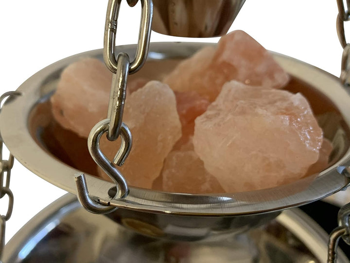 Sauna Zeremonie: Aromaschalen inkl. Verdampferschale aus Edelstahl - Passend für jeden Saunaofen - 3