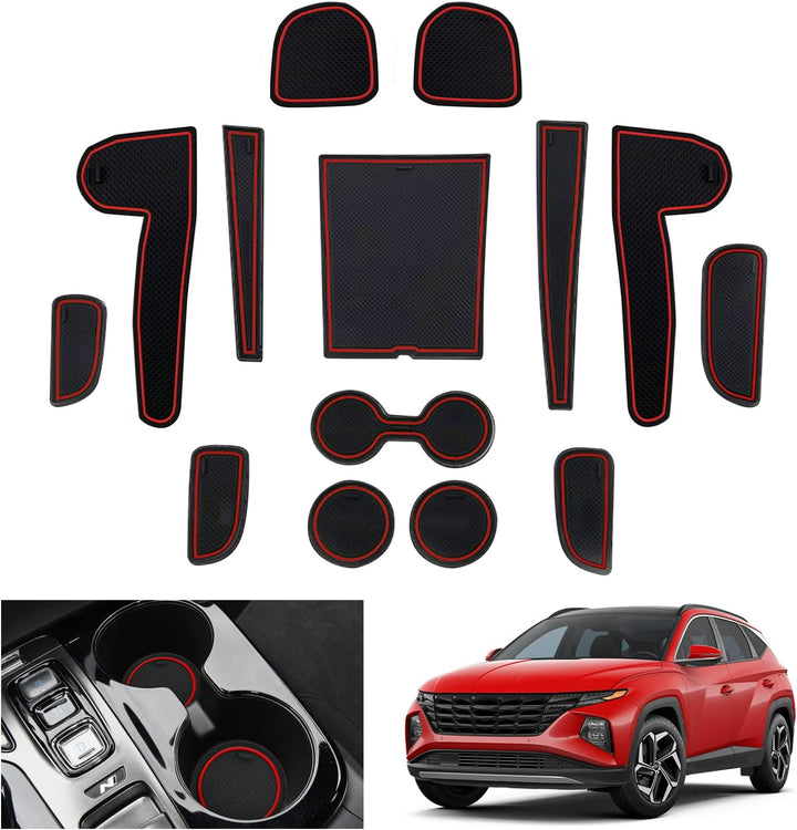 GAFAT Hyunda-i Tucson NX4 2021-2024 2025 (Elektronische Automatik) Antirutschmatten, Tucson 2023 Gum