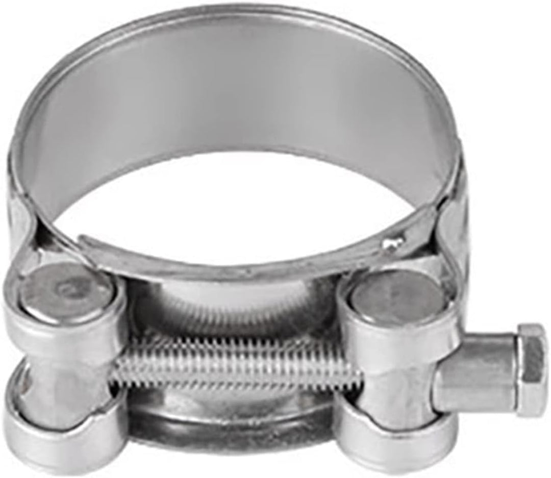 Motorrad Auspuff Qiilu Auspuff Mittelteil aus rostfreiem Stahl für CBR500R CB500X 2013-2015