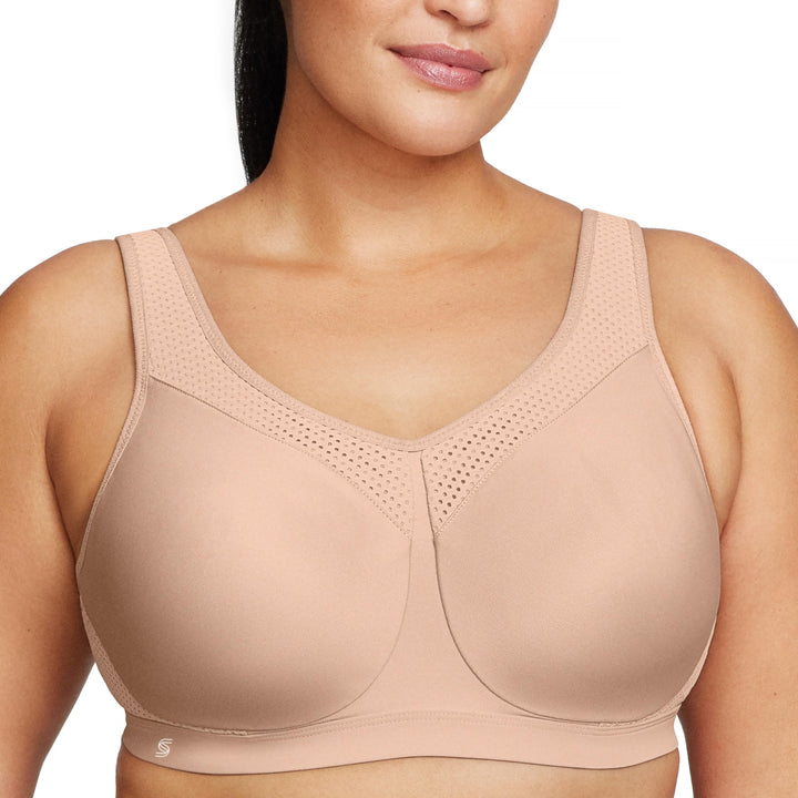 Glamorise Wonderwire 9066 Damen-Sport-BH, Übergrösse, hohe Belastung, mit Bügel 70G Haut, 70G Haut