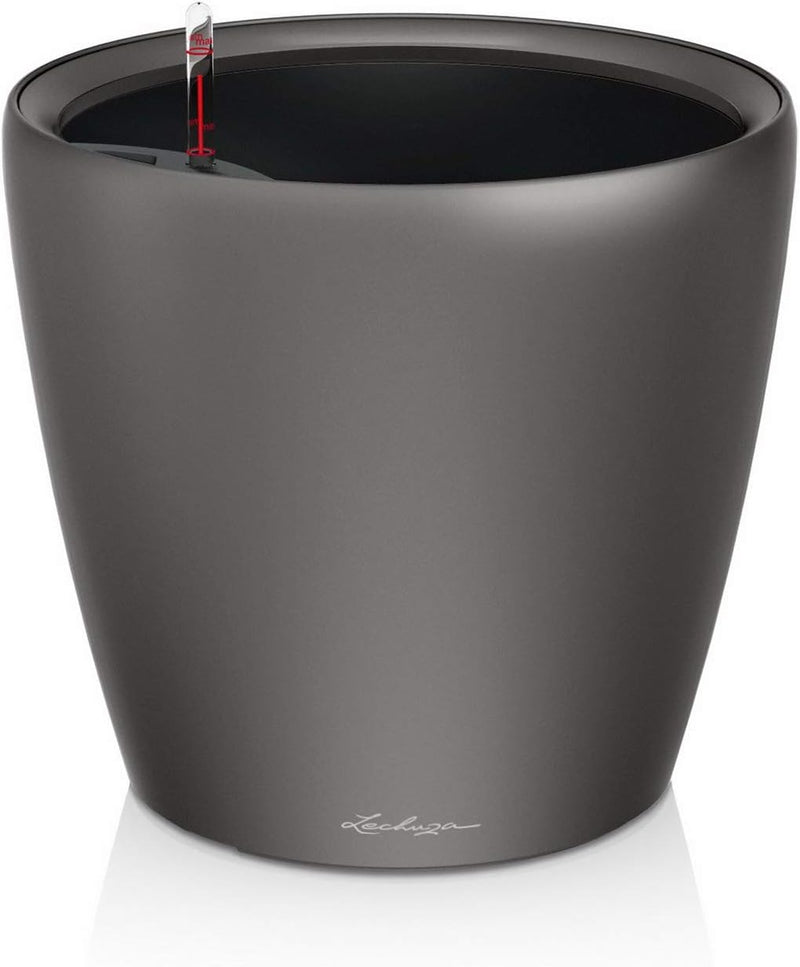 LECHUZA CLASSICO Premium LS 50 anthrazit metallic 16103 49.5x49.5x46.5 cm Anthrazit Metallic Einzel,