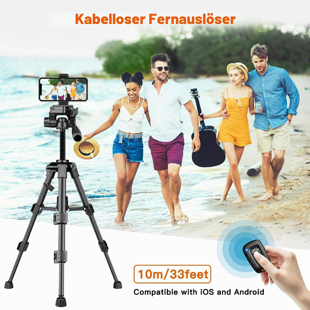 JOILCAN Mini Stativ 63.5cm, Aluminium Kamera Stativ für Cannon/Sony/DSLR Kamera/Video Camcorder/Proj