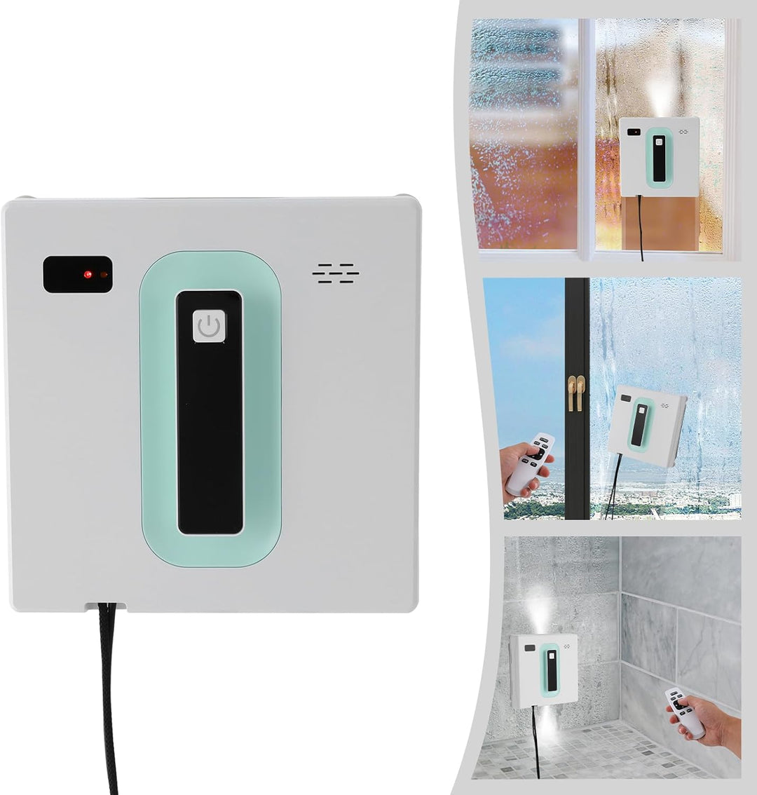 Fensterreiniger, 2500 Pa Professioneller Elektrischer Fensterreiniger mit Doppeltem Wassersprühsyste