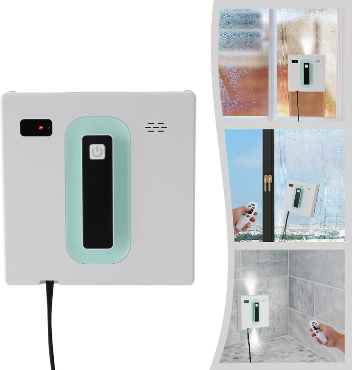 Fensterreiniger, 2500 Pa Professioneller Elektrischer Fensterreiniger mit Doppeltem Wassersprühsyste