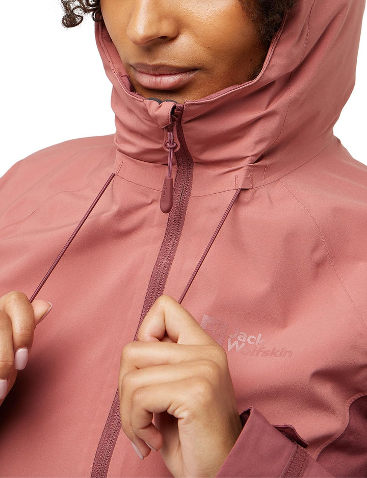 Jack Wolfskin Damen Glaabach 3in1 Jkt M Jacke XS red ochre, XS red ochre