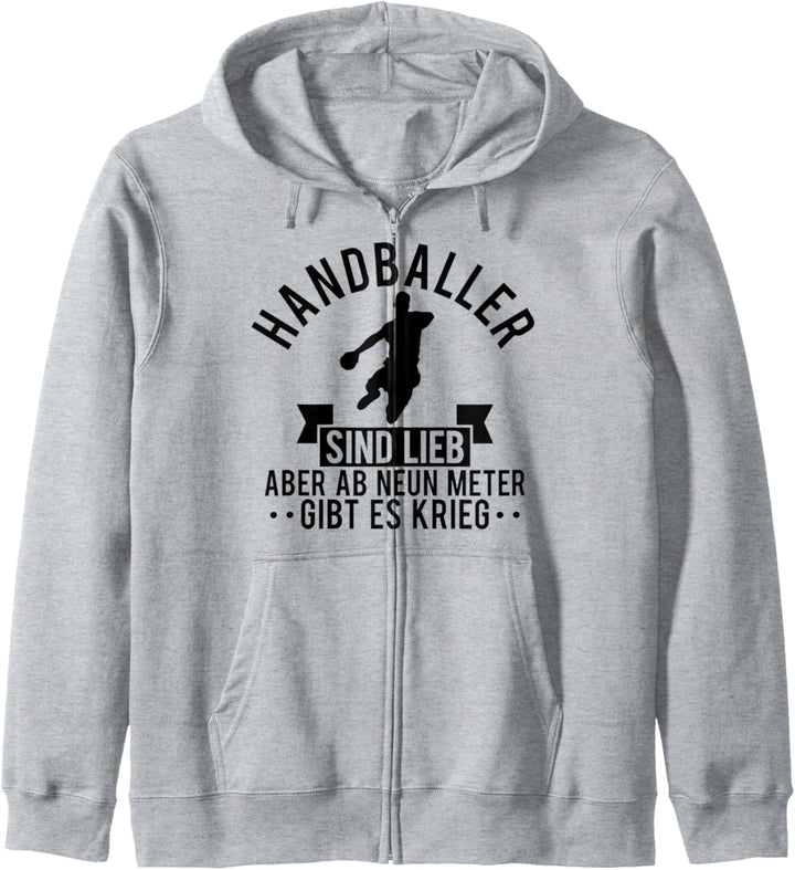 Handballer Sind Lieb aber Ab Neun Meter Gibt Es Krieg Sport Kapuzenjacke
