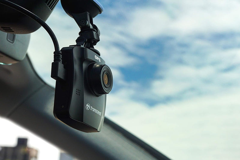 Transcend DrivePro 230Q Dashcam/Autokamera inkl. 32GB Speicherkarte,1080P Full HD Aufnahme, angepass