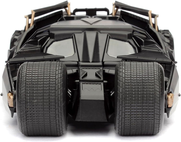 Jada Toys 253215005 The Dark Knight Batmobil, hochdetailiertes 1:24 Modellauto inkl. Batman Figur, C