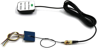 Iegefirm GNSS -232 NMEA-0183 GPS GLONASS Doppel-Modul mit GPS-Antenne GLONASS extern 4 m Flash BN-28