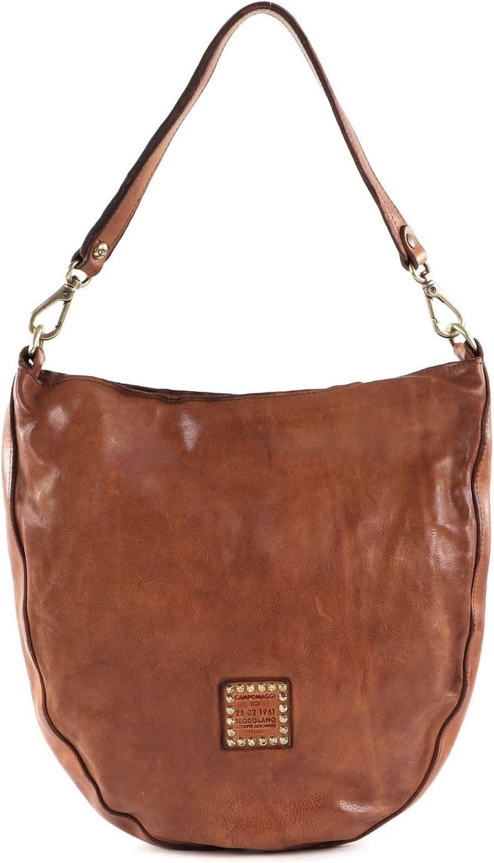 Campomaggi Schultertasche Leder 32 cm