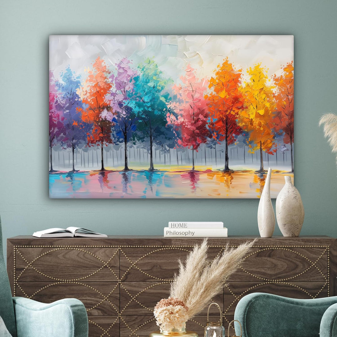 MuchoWow© Leinwandbild Gross 120x80 cm XXL Dekoration Wohnzimmer Bilder Pictures Wall Decoration Liv