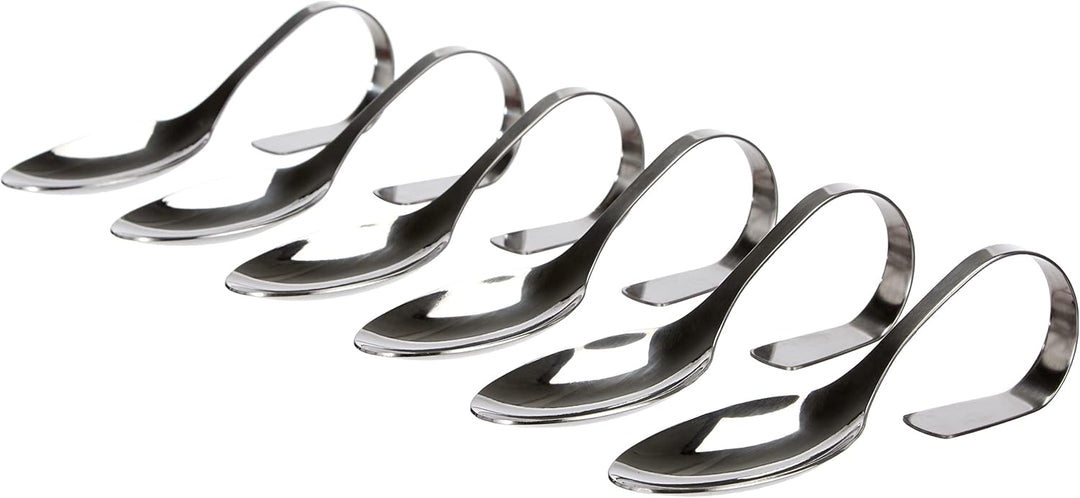 IBILI 731600 Vorspeisenlöffel-Set, Edelstahl, Silber, 15 x 6 x 5 cm, 6-Einheiten