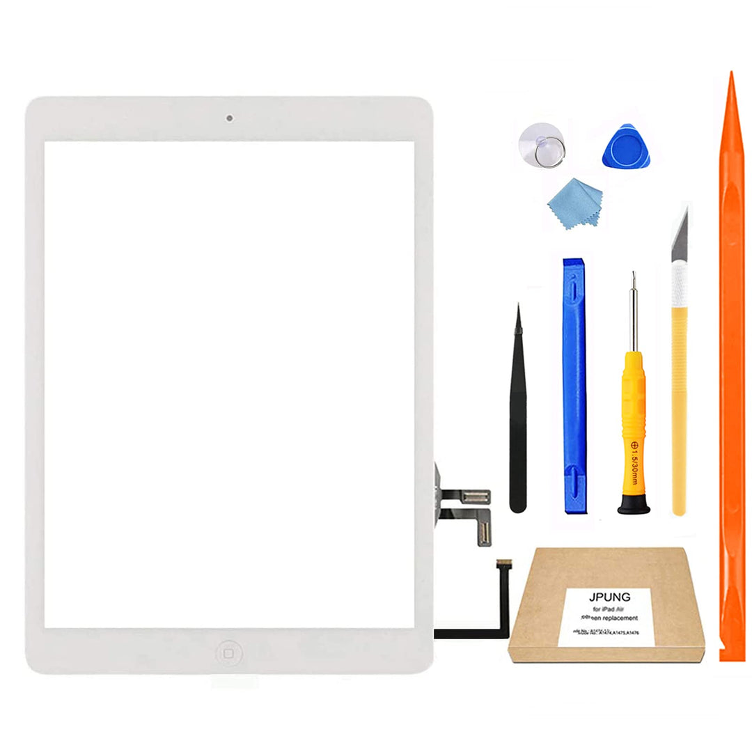 Display Digitizer für iPad Air 1 (Listed in 2013) Modell (A1474 A1475 A1476), Touchscreen Glas Ersat