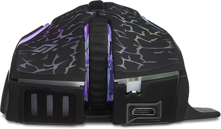 Defender® Oneshot Gaming Maus Kabellos – 2.4 GHz Wireless, 3200 DPI, RGB, 5 Programmierbare Tasten,