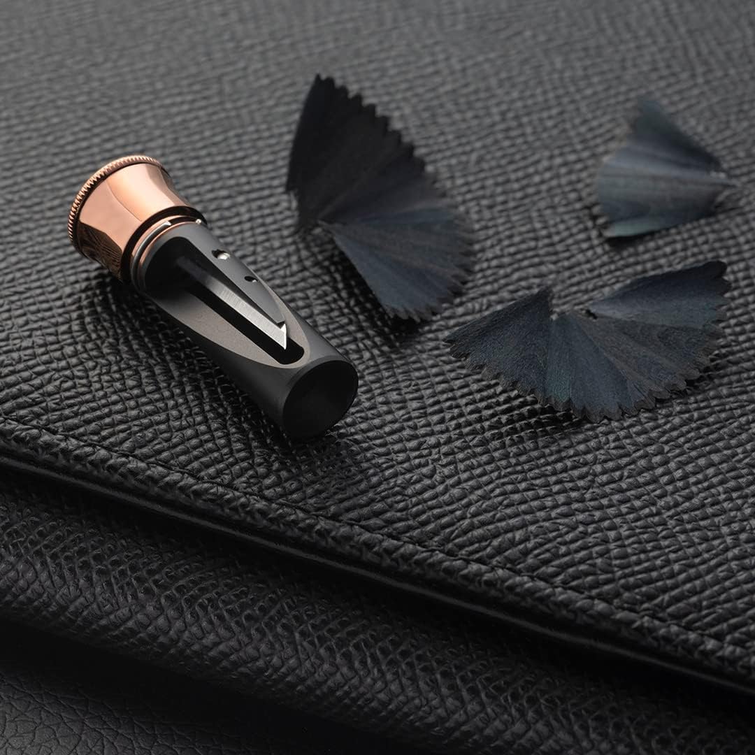 Graf von Faber Castell der Perfekte Bleistift Brown Edition, B Mine, inklusive Spitzer und Radiergum