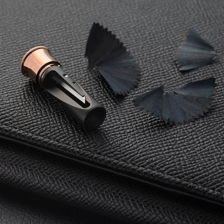 Graf von Faber Castell der Perfekte Bleistift Brown Edition, B Mine, inklusive Spitzer und Radiergum