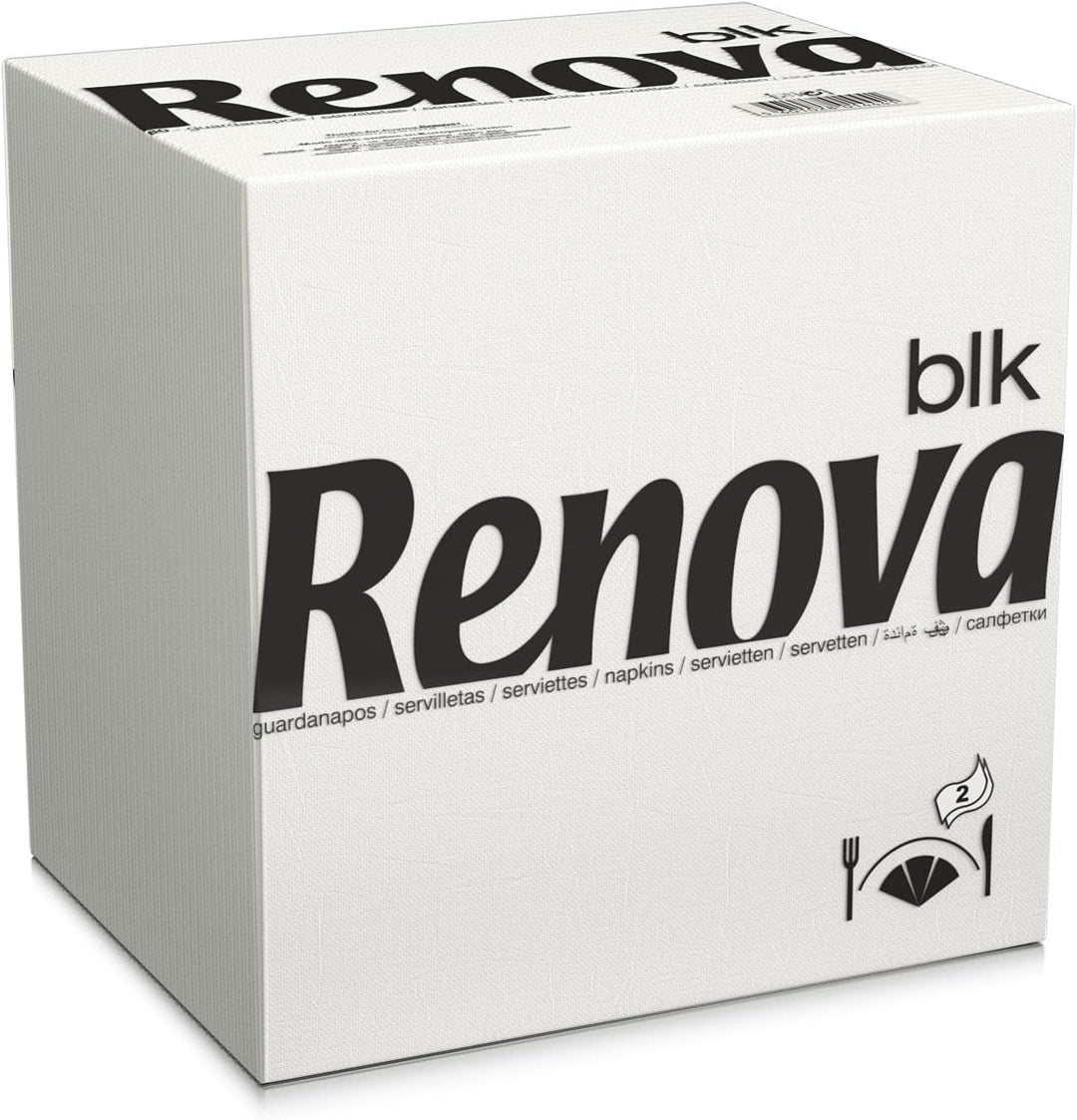 RENOVA BLK-Servietten, 1.350 Premium-Servietten, weiss, gross, 2 Schichten