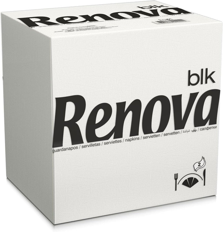 RENOVA BLK-Servietten, 1.350 Premium-Servietten, weiss, gross, 2 Schichten