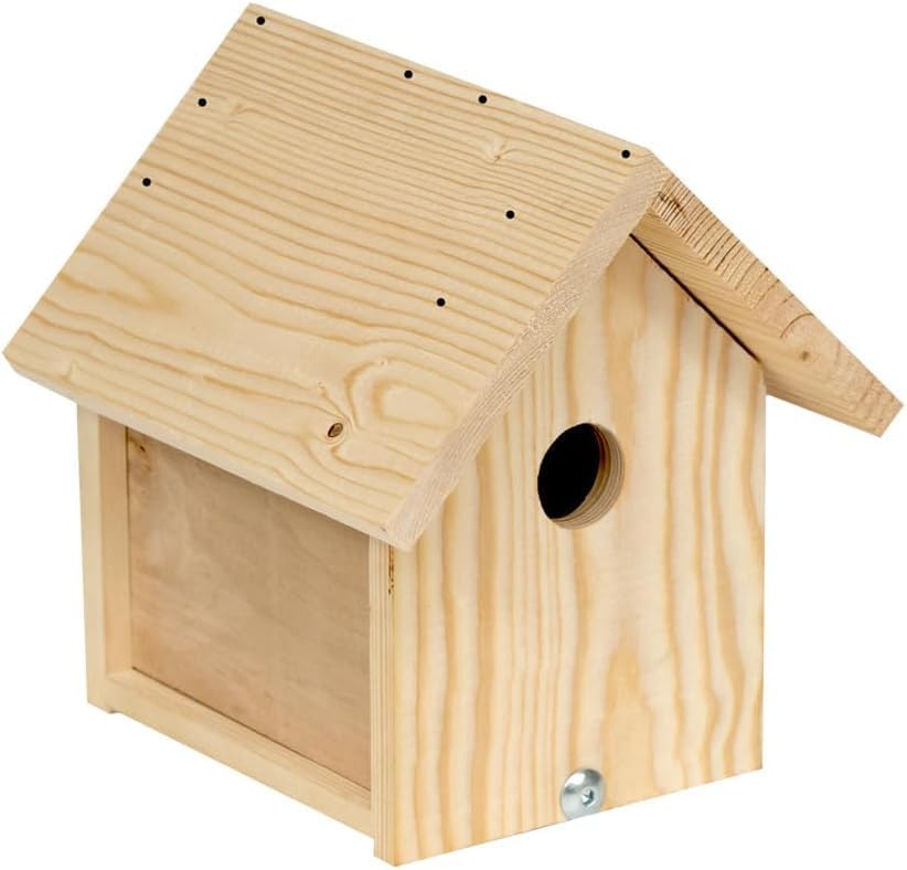 ITA DIY Nistkasten zum Zusammenbauen und Bemalen Flyway - mit Hammer, Farben &amp; 3 Pinsel - Holz Baste