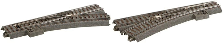 Märklin 24612 – Weiche rechts, C-Gleis, Spur H0 & 24611 – Weiche Links, C-Gleis, Spur H0 Bundle mit