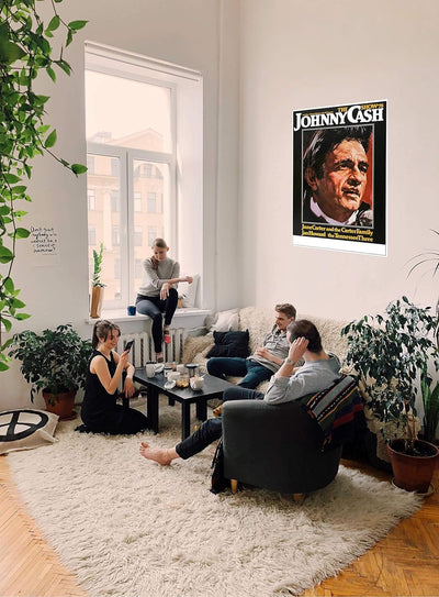 Johnny Cash - The Show, 1978 » Konzertplakat/Premium Poster | Live Konzert Veranstaltung | DIN A1 «