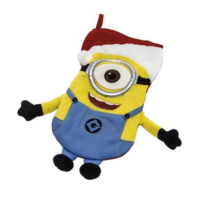 Joy Toy 97141 - Minions Weihnachtsstrumpf Plüsch, 35 x 25 cm, Gelb