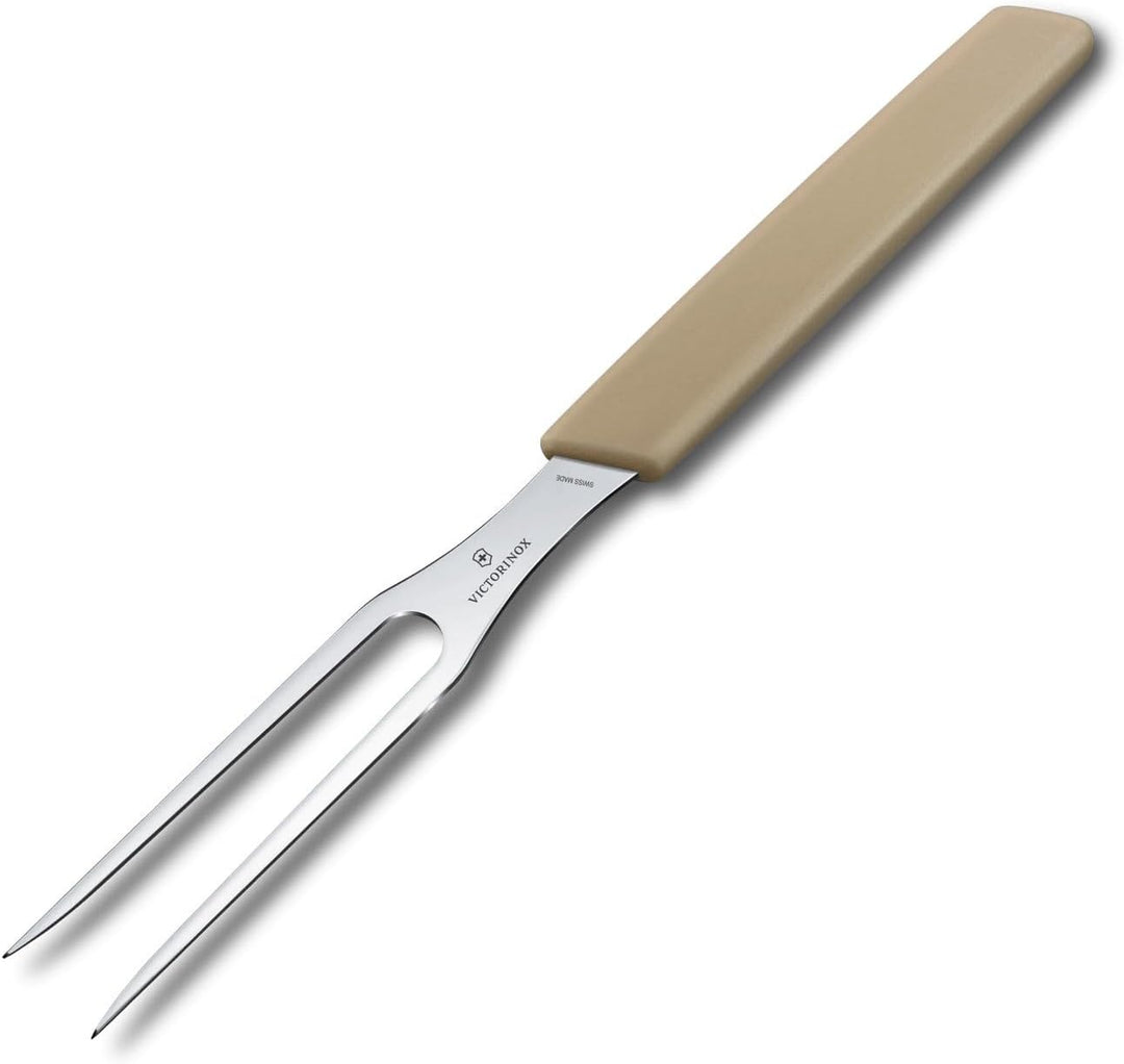 Victorinox Swiss Modern, Profi Tranchiergabel, Extra Scharfe Klinge, 15 cm, Robuster Kunststoffgriff