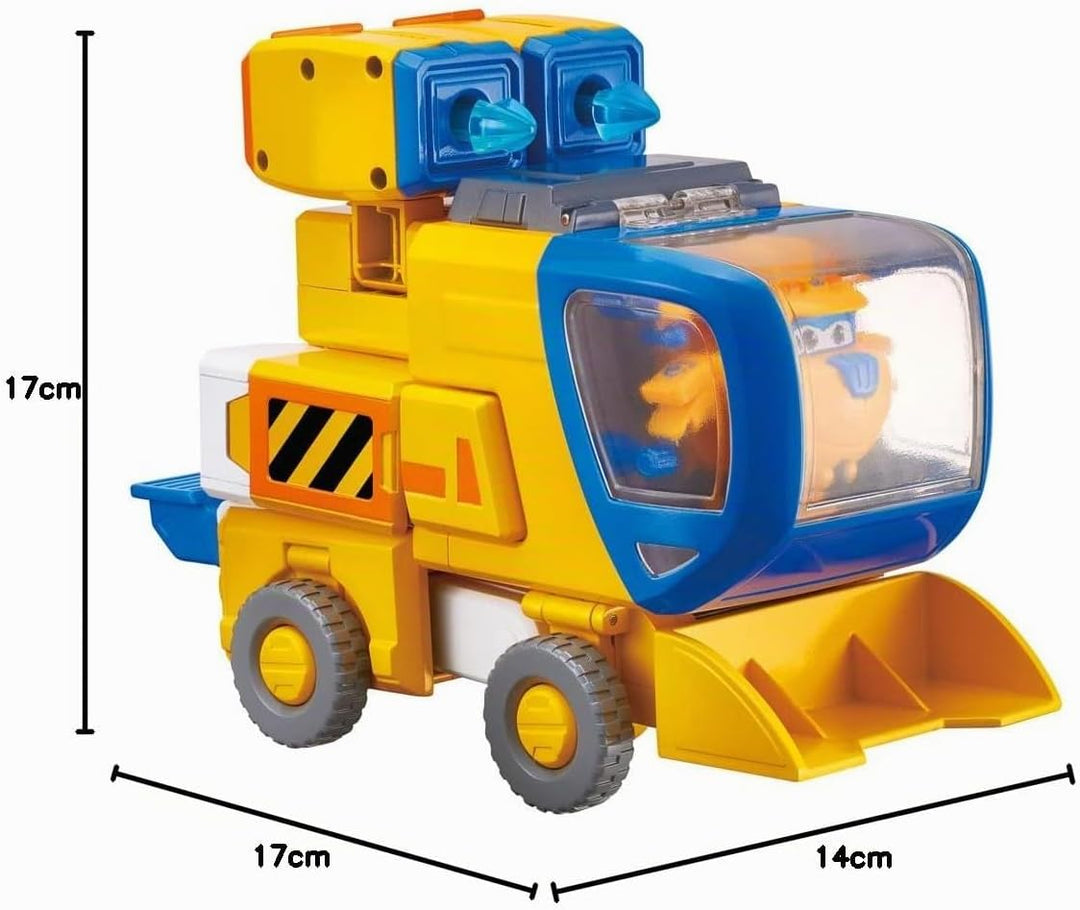 Super Wings EU750322 - Transformierender New Robot Suit Donnie, ca. 23 cm grosse Spiel-Figur für Kin