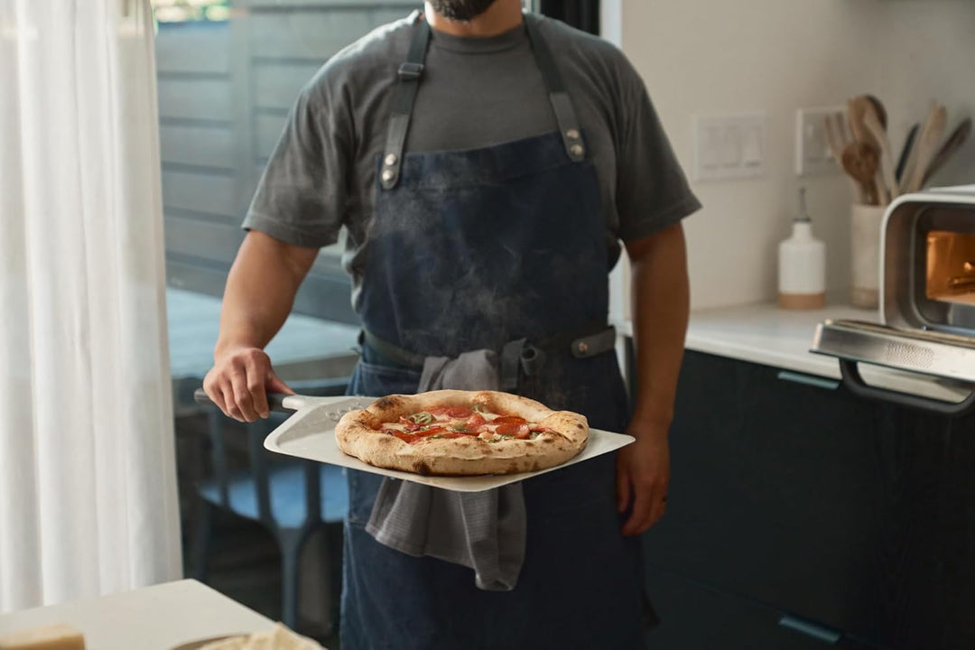 Ooni 30,5 cm kompakter Pizzaschieber - Pizzaschieber aus Metall, 30,5 cm, leichter Pizzaschieber mit