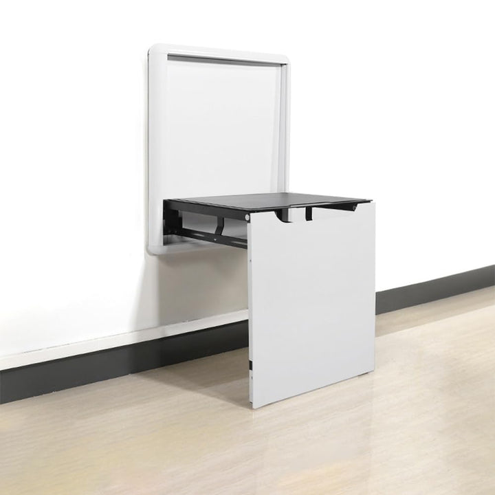 Hoconnie Wandklappstuhl Wandmontierter Klappstuhl zur Wandmontage Unsichtbarer Wandstuhl Platzsparen