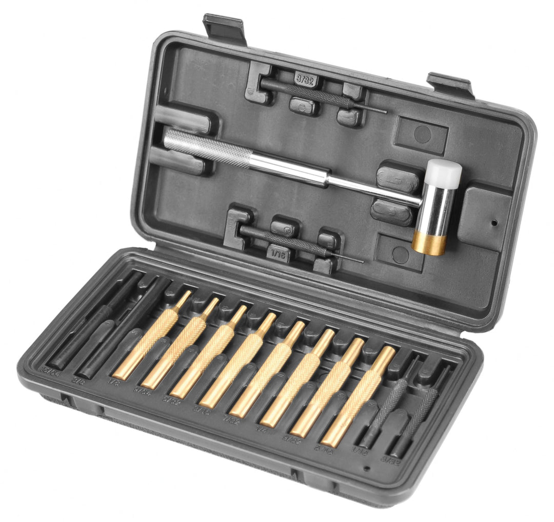 Wheeler Hammer and Punch Set In Plastic Case by Wheeler