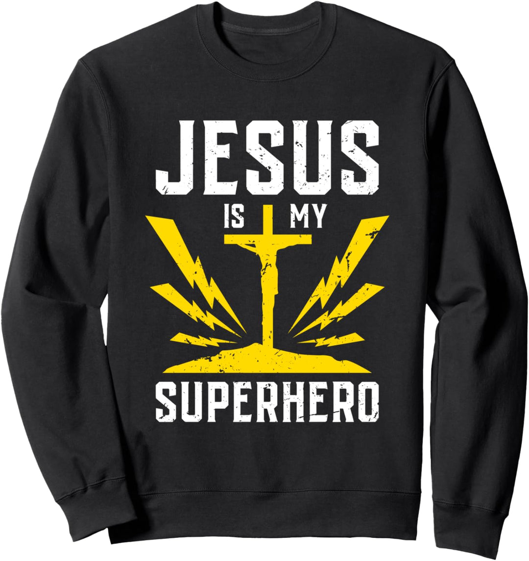 Jesus ist mein Superheld Geschenk für einen Christen Sweatshirt