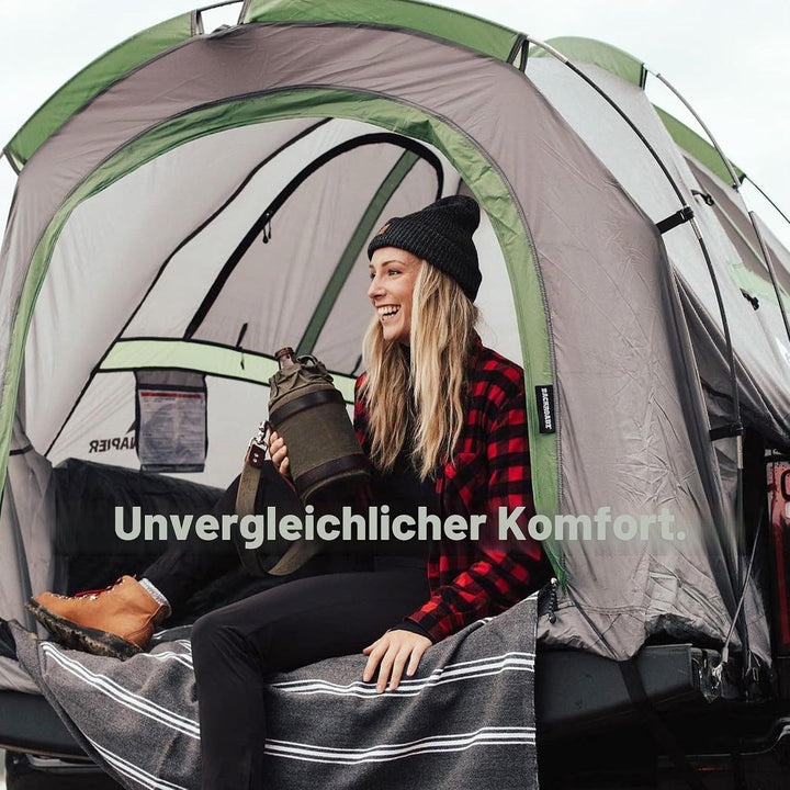 Napier Backroadz LKW-Bett mit wasserdichter Materialbeschichtung, bequemes und geräumiges 2-Personen