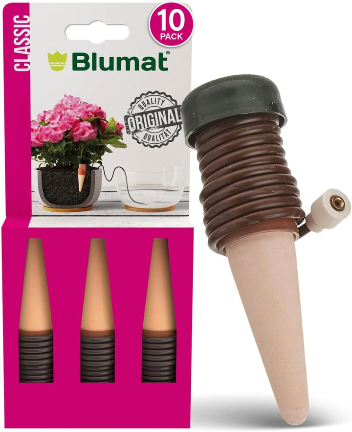 Blumat 125-00 Bewässerung für Pflanzen, Pflanzenbewässerung Wasserspender (10 Stück), 10