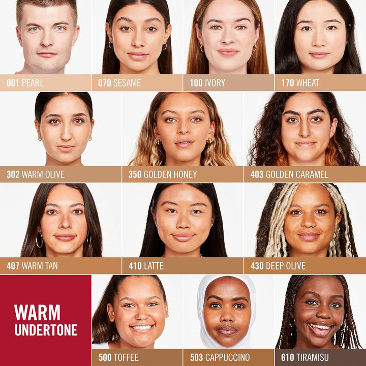 Rimmel London Lasting Finish 35 Hour 001 Pearl Foundation, langanhaltend, feuchtigkeitsspendend, veg